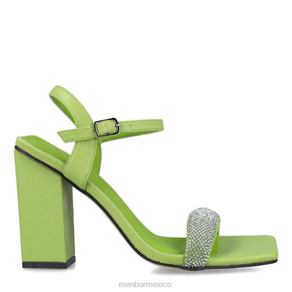 sandalias Menbur lince verde mujer 04JD2594