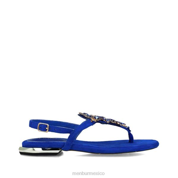 sandalias Menbur normae azul medio mujer 04JD2615