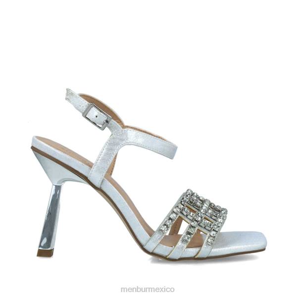 sandalias Menbur normas plata mujer 04JD2880