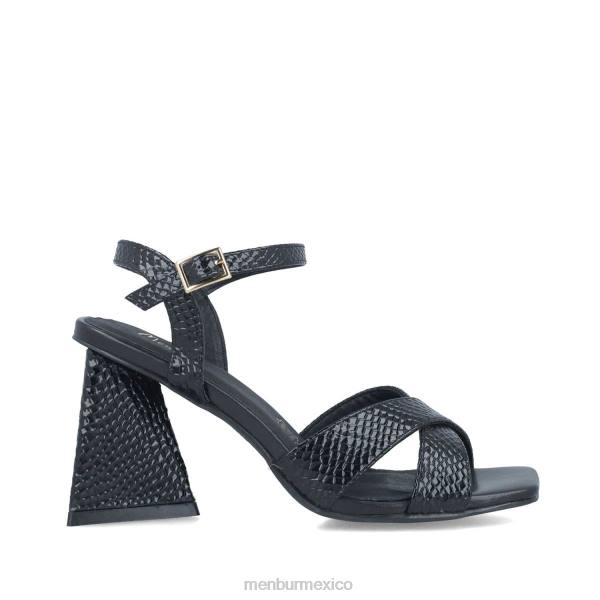 sandalias Menbur octanos negro mujer 04JD102