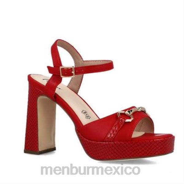 sandalias Menbur octanos rojo mujer 04JD2598