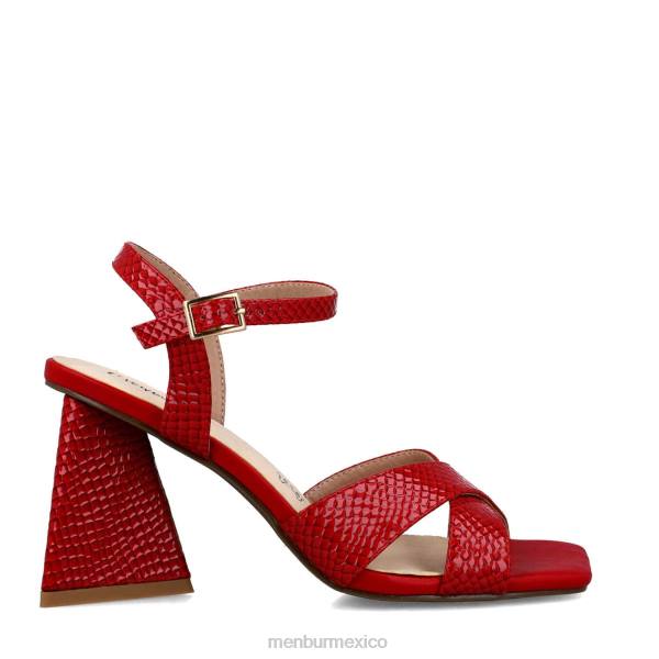 sandalias Menbur octanos rojo mujer 04JD2768