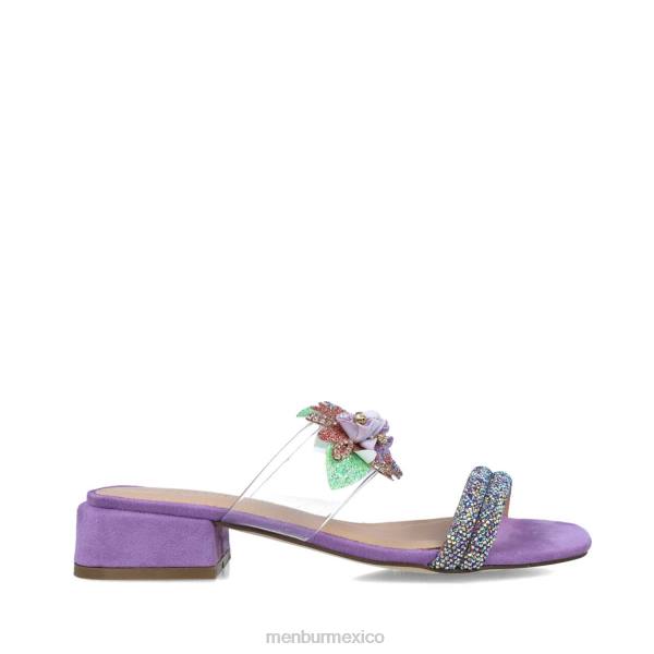 sandalias Menbur pavo real Violeta mujer 04JD2616