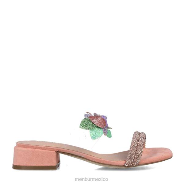 sandalias Menbur pavo real naranja mujer 04JD43