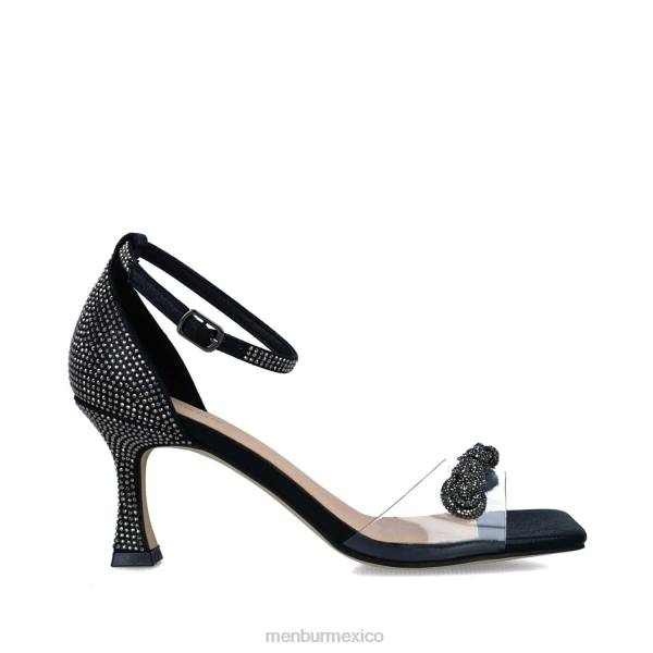 sandalias Menbur perseo negro mujer 04JD2786