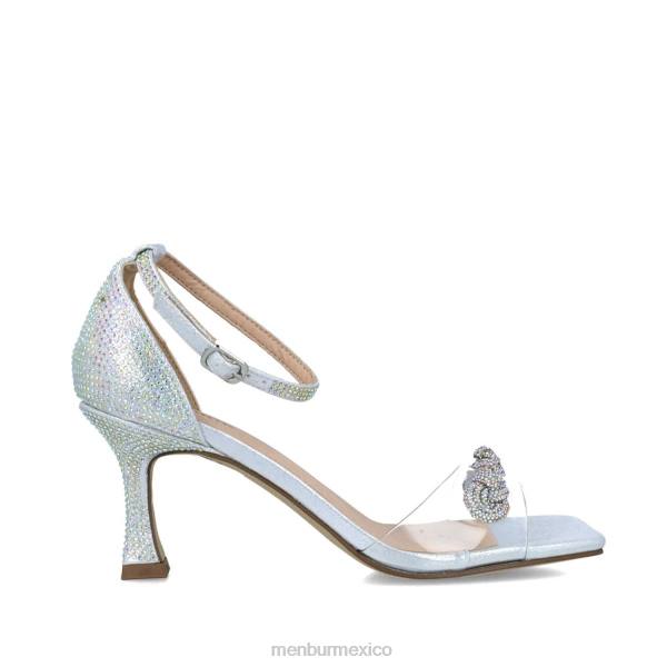 sandalias Menbur perseo plata mujer 04JD110