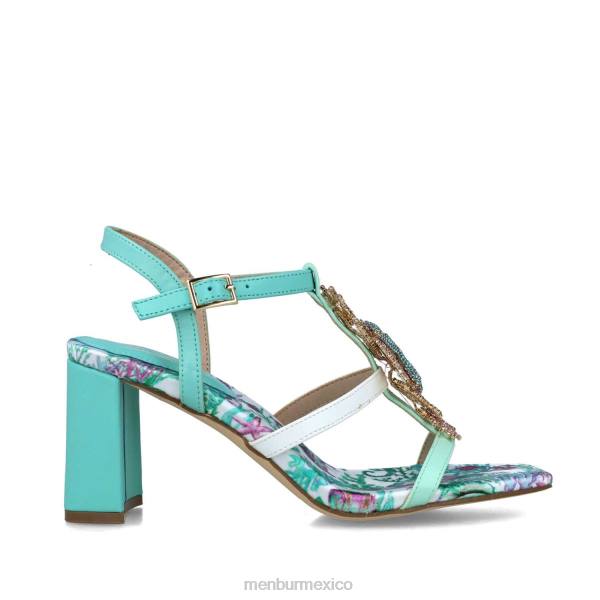 sandalias Menbur régulo azul medio mujer 04JD2589