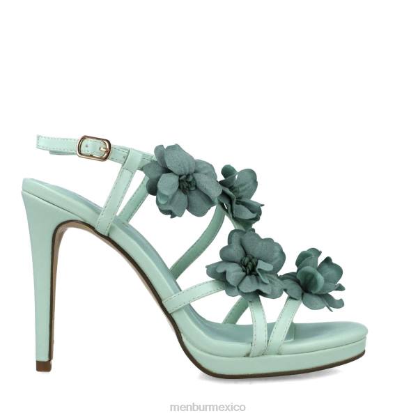 sandalias Menbur rigel verde mujer 04JD2708