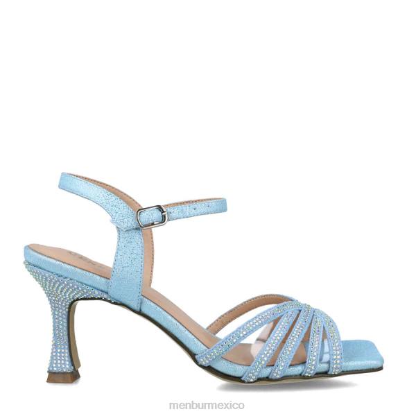 sandalias Menbur sagitario azul claro mujer 04JD2793