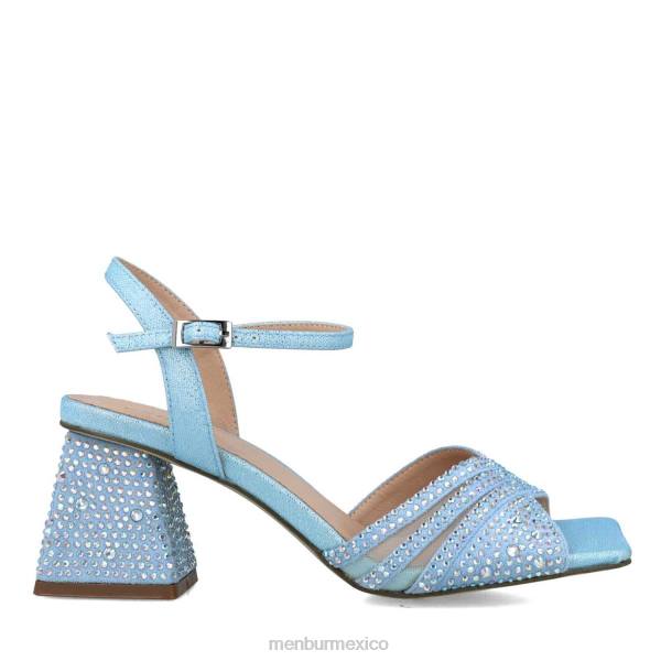 sandalias Menbur sagitario azul claro mujer 04JD2873
