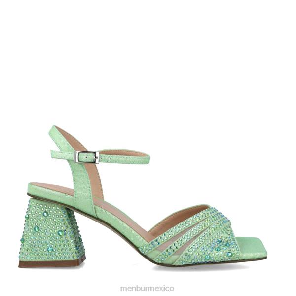 sandalias Menbur sagitario verde mujer 04JD2871