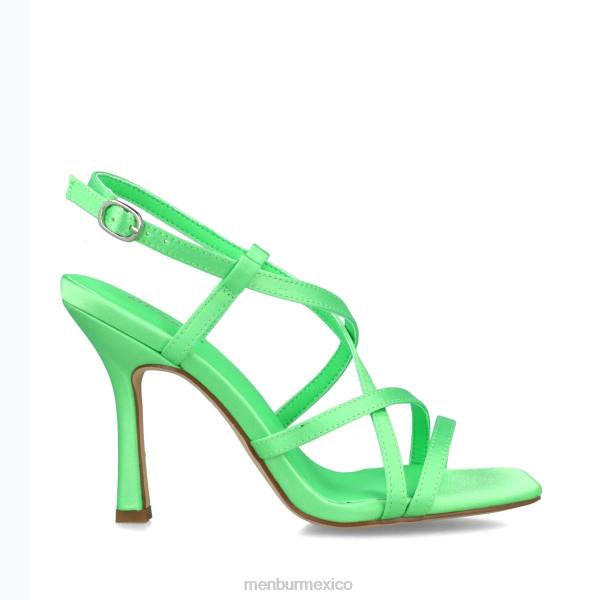 sandalias Menbur vega verde mujer 04JD6