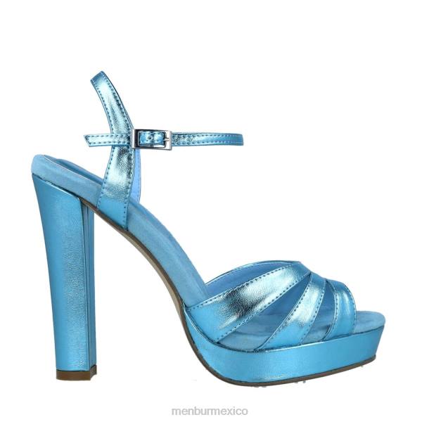 tacones altos Menbur abeona azul claro mujer 04JD5080