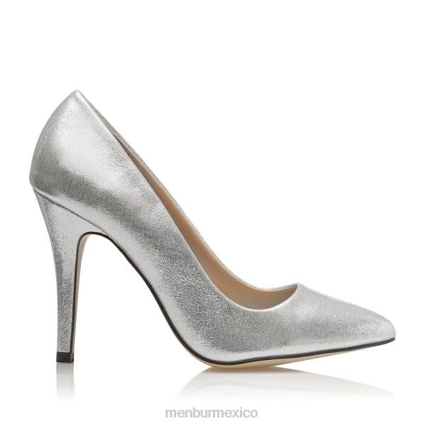 tacones altos Menbur acebo plata mujer 04JD4249