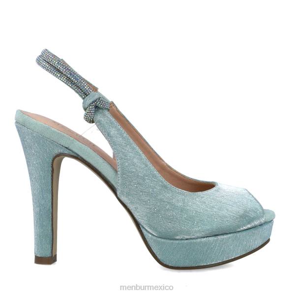 tacones altos Menbur achernar verde mujer 04JD3740
