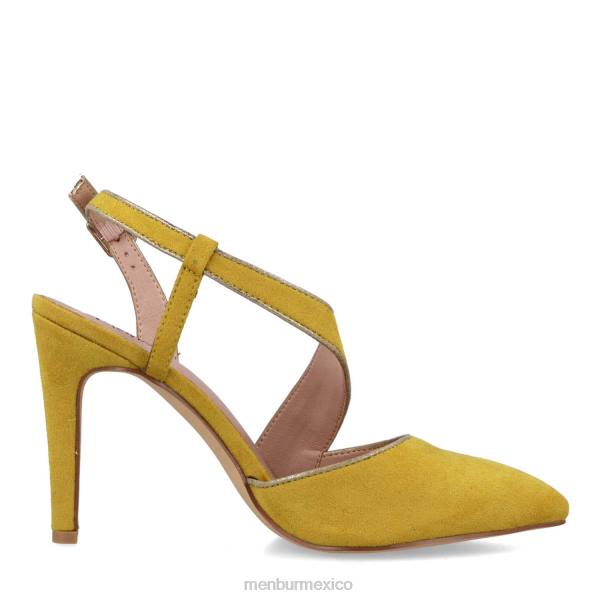 tacones altos Menbur acis amarillo mujer 04JD4826