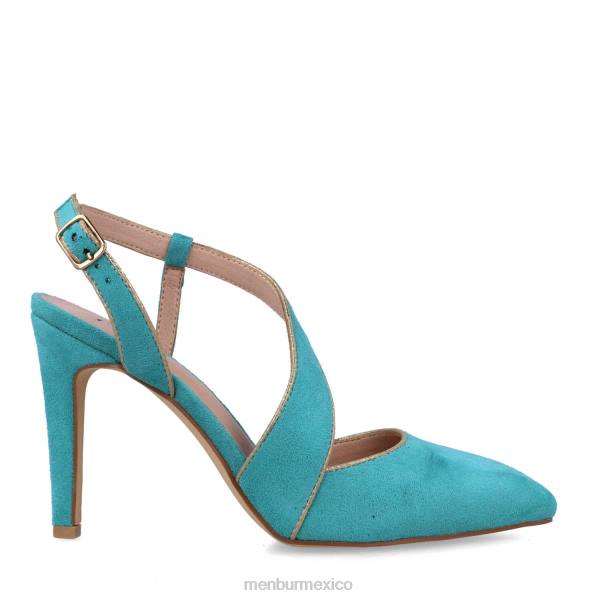 tacones altos Menbur acis azul medio mujer 04JD4823