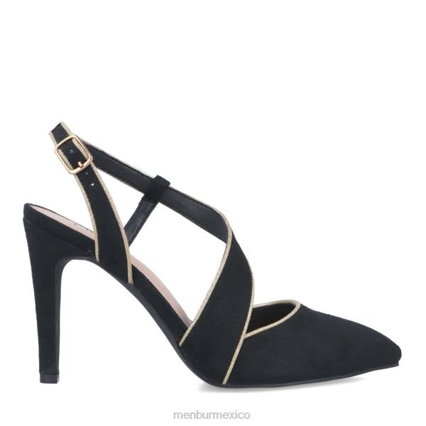 tacones altos Menbur acis negro mujer 04JD1222