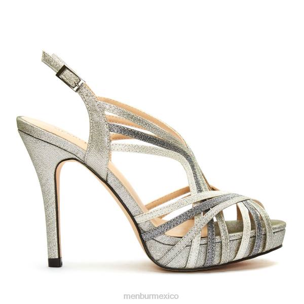 tacones altos Menbur adelfia plata mujer 04JD4271
