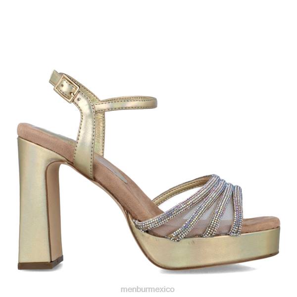 tacones altos Menbur aelous oro mujer 04JD1349