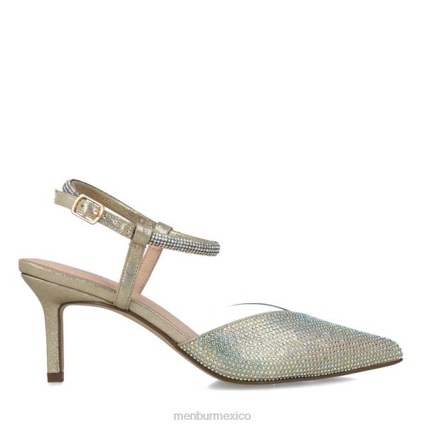 tacones altos Menbur aequitas oro mujer 04JD1313