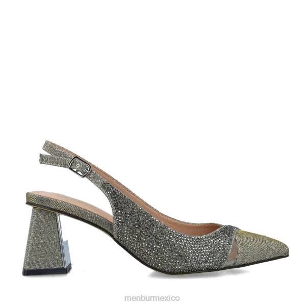 tacones altos Menbur aes gris mujer 04JD5038