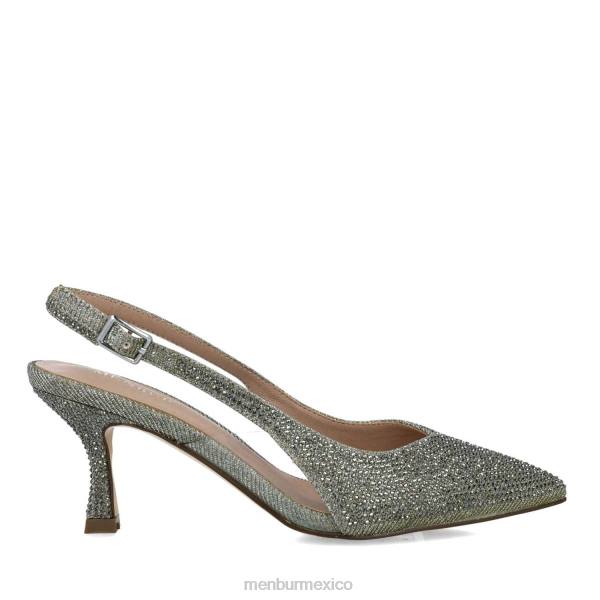 tacones altos Menbur aes gris mujer 04JD5116