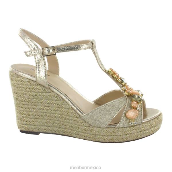 tacones altos Menbur afiliado oro mujer 04JD1376