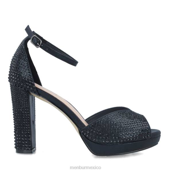 tacones altos Menbur aguamarina negro mujer 04JD3871
