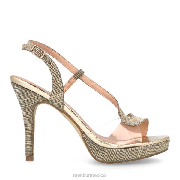 tacones altos Menbur alana oro mujer 04JD1439