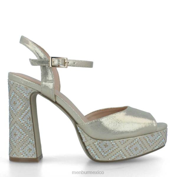 tacones altos Menbur albaredo oro mujer 04JD4048