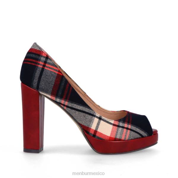 tacones altos Menbur alberi azul oscuro mujer 04JD4297