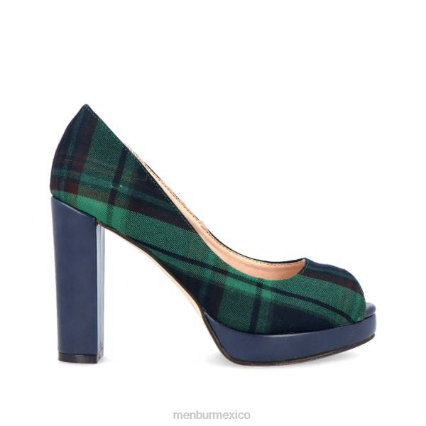 tacones altos Menbur alberi verde mujer 04JD985
