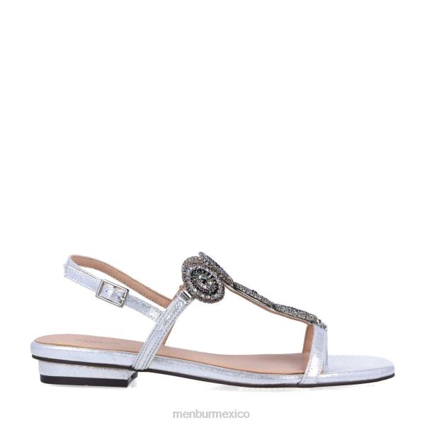 tacones altos Menbur águila plata mujer 04JD5515