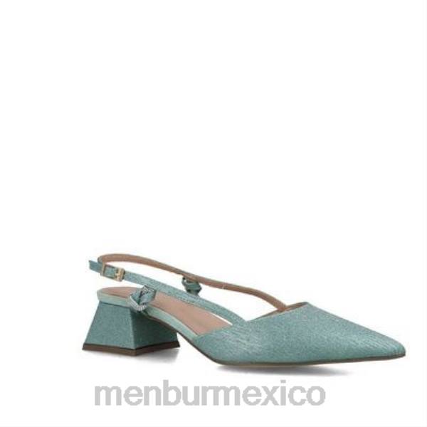 tacones medios y bajos Menbur achernar verde mujer 04JD5555