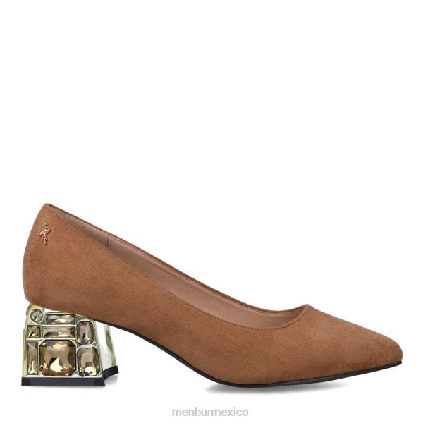 tacones medios y bajos Menbur ailantea beige mujer 04JD1738