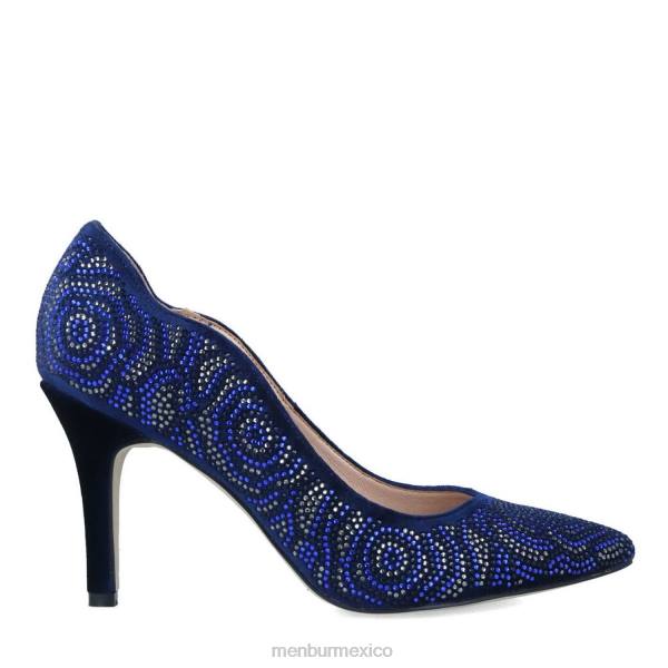 tacones medios y bajos Menbur alcea azul oscuro mujer 04JD5868
