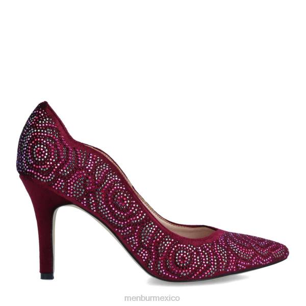 tacones medios y bajos Menbur alcea rojo mujer 04JD5871
