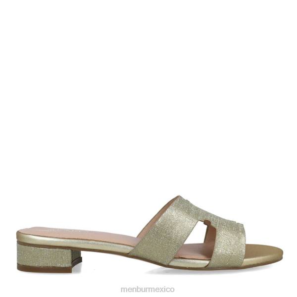 tacones medios y bajos Menbur apolonis oro mujer 04JD1712