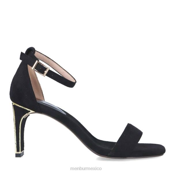 tacones medios y bajos Menbur armonía negro mujer 04JD1704