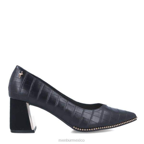 tacones medios y bajos Menbur arnita negro mujer 04JD5889