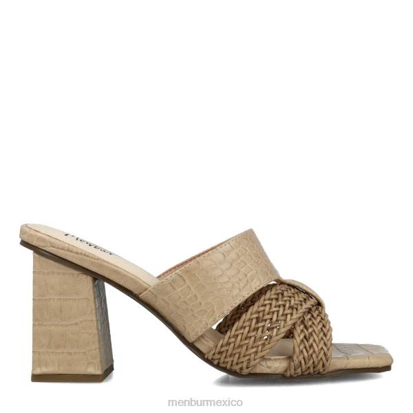 tacones medios y bajos Menbur atreo beige mujer 04JD5848