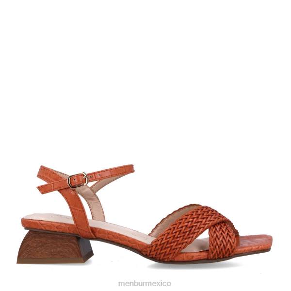 tacones medios y bajos Menbur atreo naranja mujer 04JD5838