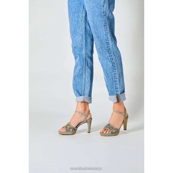 tacones medios y bajos Menbur hamburguesa gris mujer 04JD5602