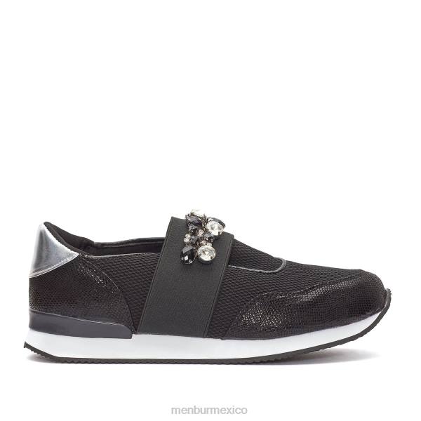 zapatillas Menbur bianzona negro mujer 04JD697