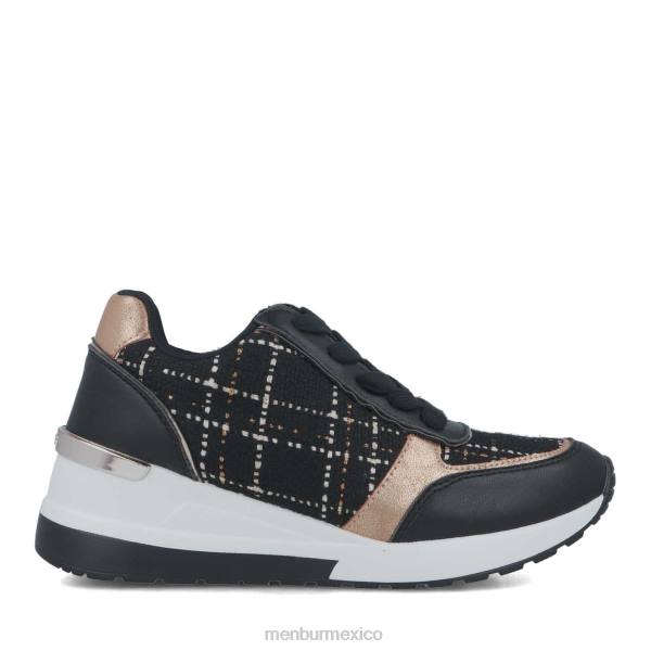 zapatillas Menbur caléndula negro mujer 04JD677