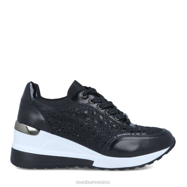 zapatillas Menbur canalaccia negro mujer 04JD661