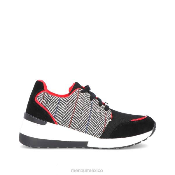 zapatillas Menbur esperlinga negro mujer 04JD707