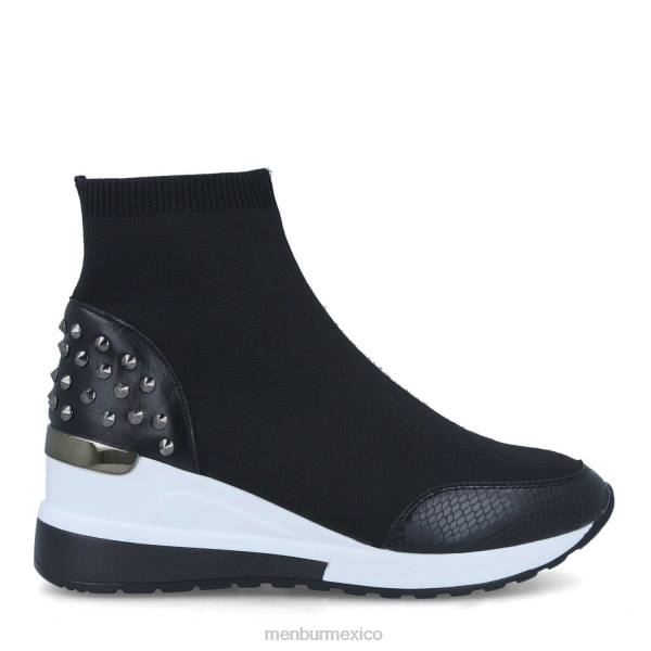 zapatillas Menbur frente negro mujer 04JD670