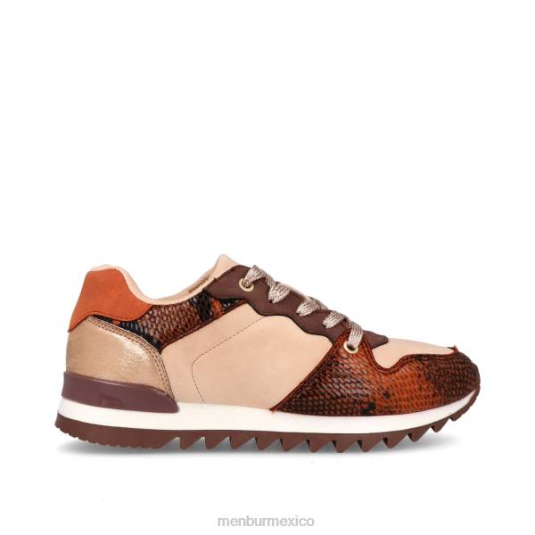 zapatillas Menbur ternera beige mujer 04JD709